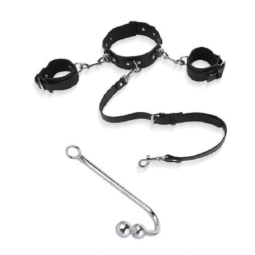 with Collar Cuffs Beaded Anal 5334 Elegant and Hook 0708